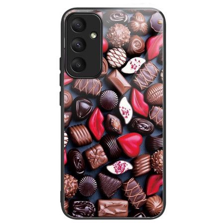 Deksel Samsung Galaxy A55 5g Herdet Glasssjokolade