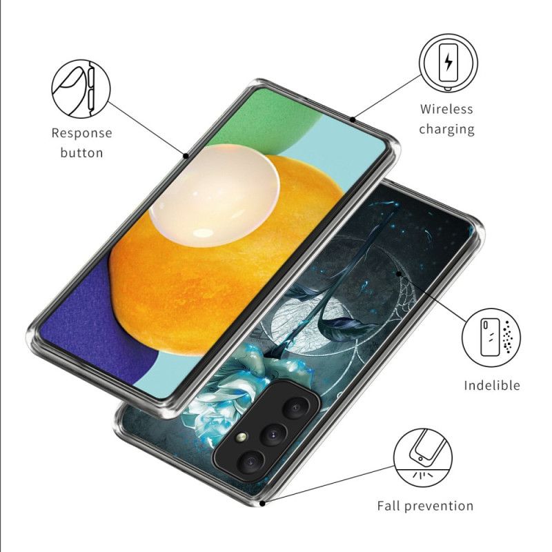 Deksel Samsung Galaxy A55 5g Mobildeksel Grønn Rose