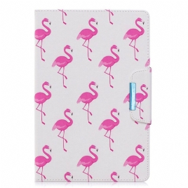 Folio Deksel Til Samsung Galaxy Tab A 10.1 (2019) Flamingoer