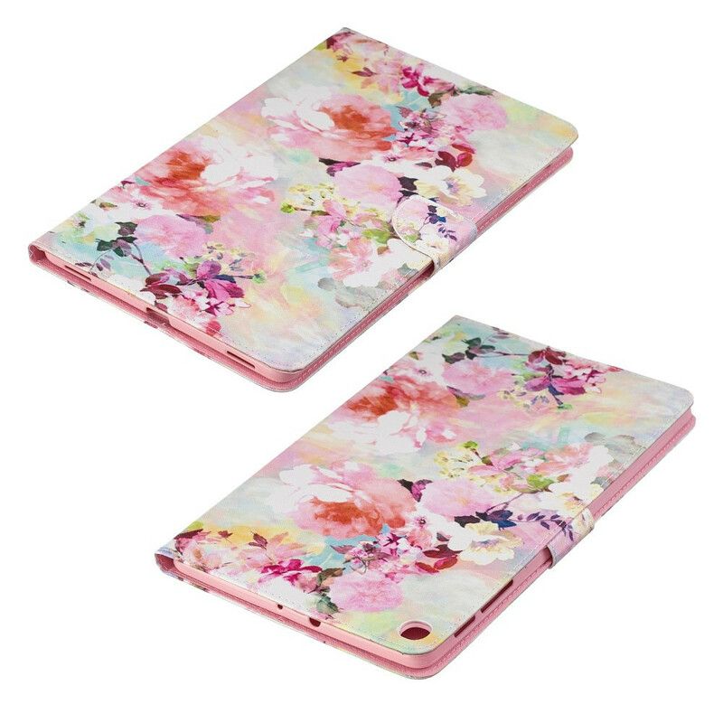 Lærdeksel Til Samsung Galaxy Tab A 10.1 (2019) Floral Series