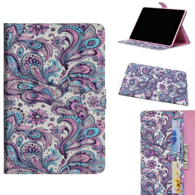 Lærdeksel Til Samsung Galaxy Tab A 10.1 (2019) Paisley-mønster