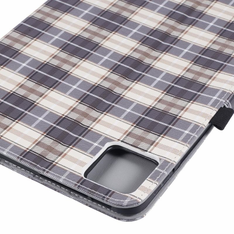 Folio Deksel Xiaomi Pad 6s Pro Mønsterrutenett Beskyttelse Deksel