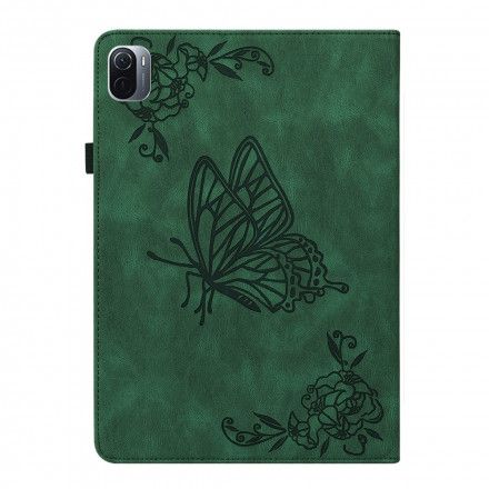 Etui Til Xiaomi Pad 5 Styliserte Sommerfugler