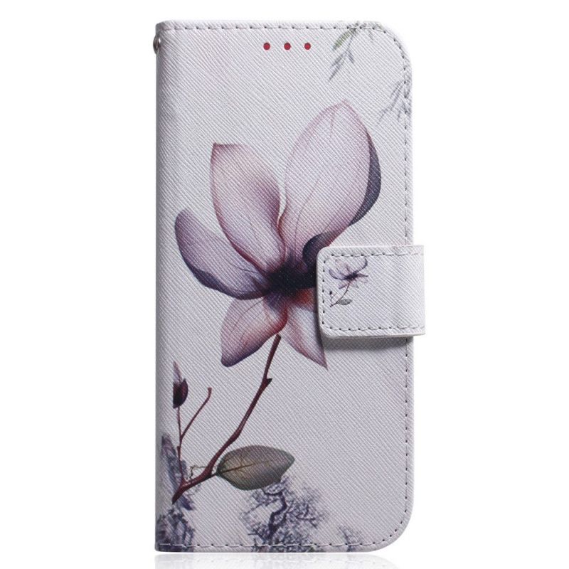 Lærdeksel Til Samsung Galaxy M33 5G Rosa Blomst