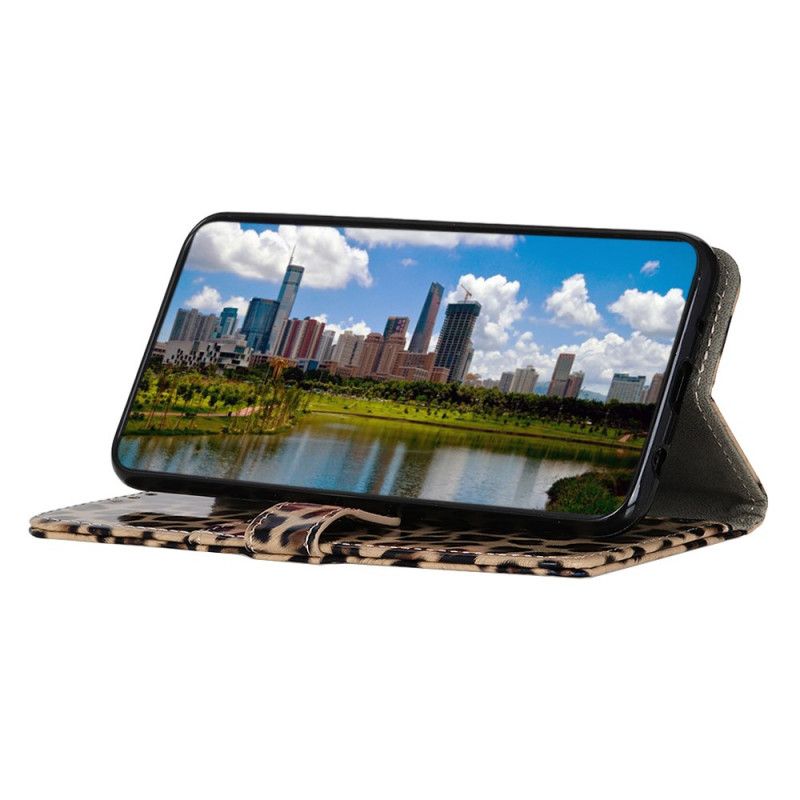 Folio Deksel Til Moto G31 / Moto G41 Enkel Leopard