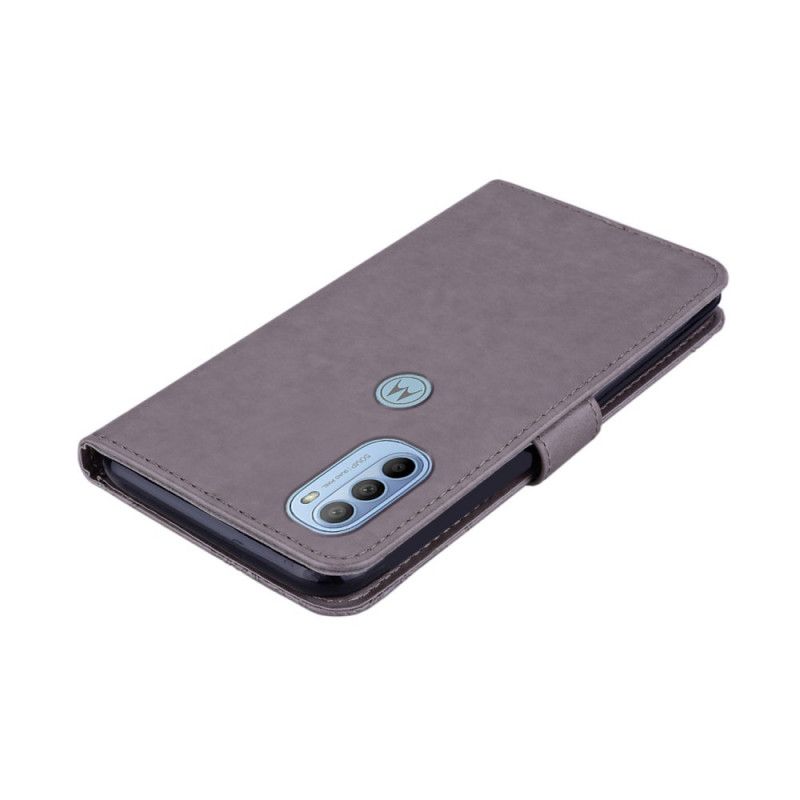 Folio Deksel Til Moto G31 / Moto G41 Ugle Mandala