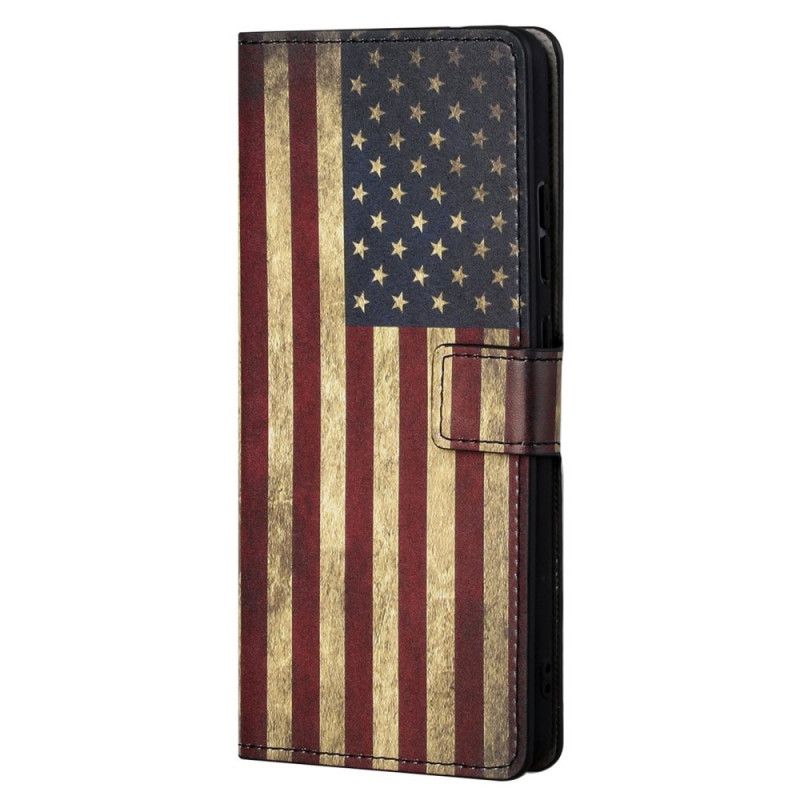 Folio Deksel Til Moto G31 / Moto G41 Usas Flagg