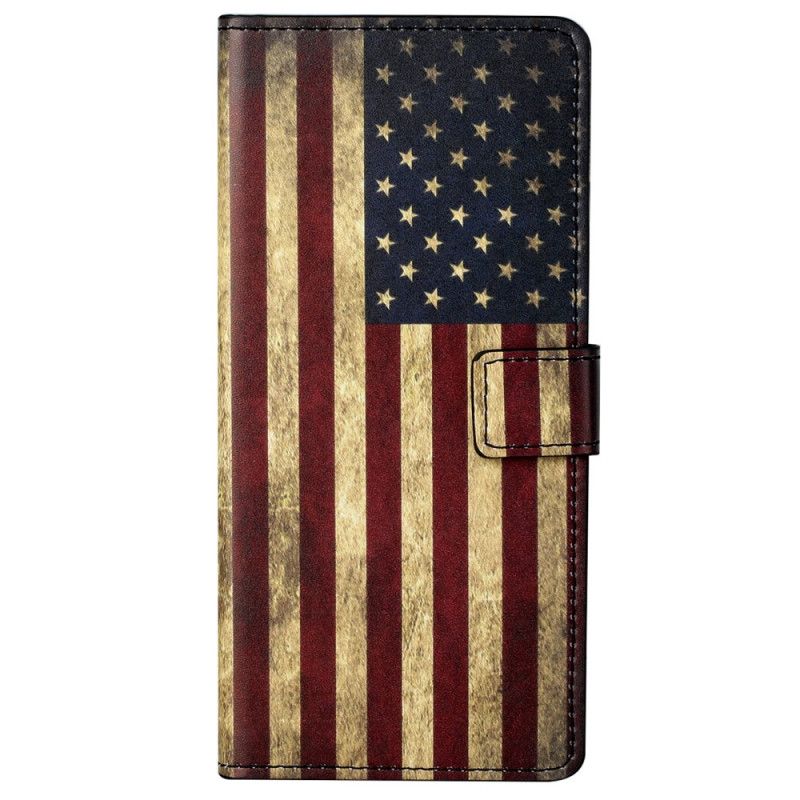 Folio Deksel Til Moto G31 / Moto G41 Usas Flagg