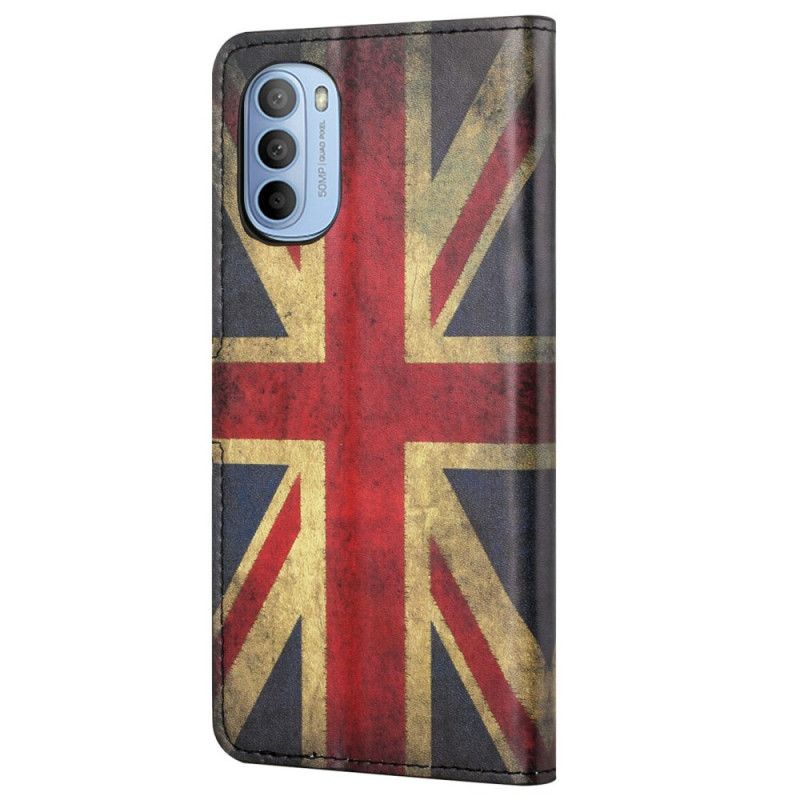 Lærdeksel Til Moto G31 / Moto G41 Englands Flagg