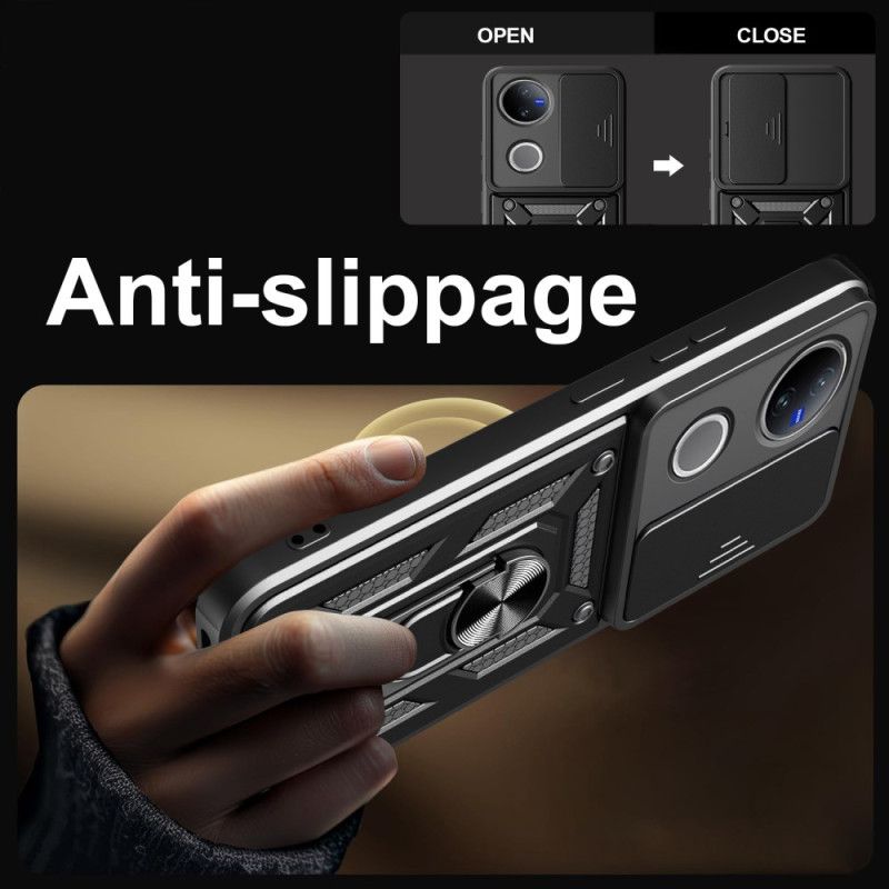 Deksel Til Vivo V50 5g Skyvedeksel Og Støtte For Kamera