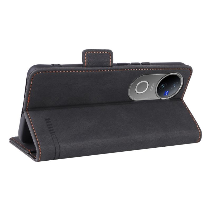 Folio Deksel Til Vivo V50 5g Metallisk Dekorasjon