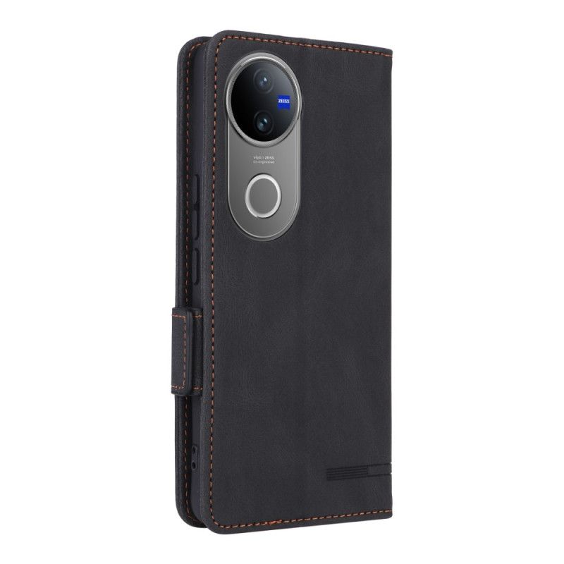 Folio Deksel Til Vivo V50 5g Metallisk Dekorasjon