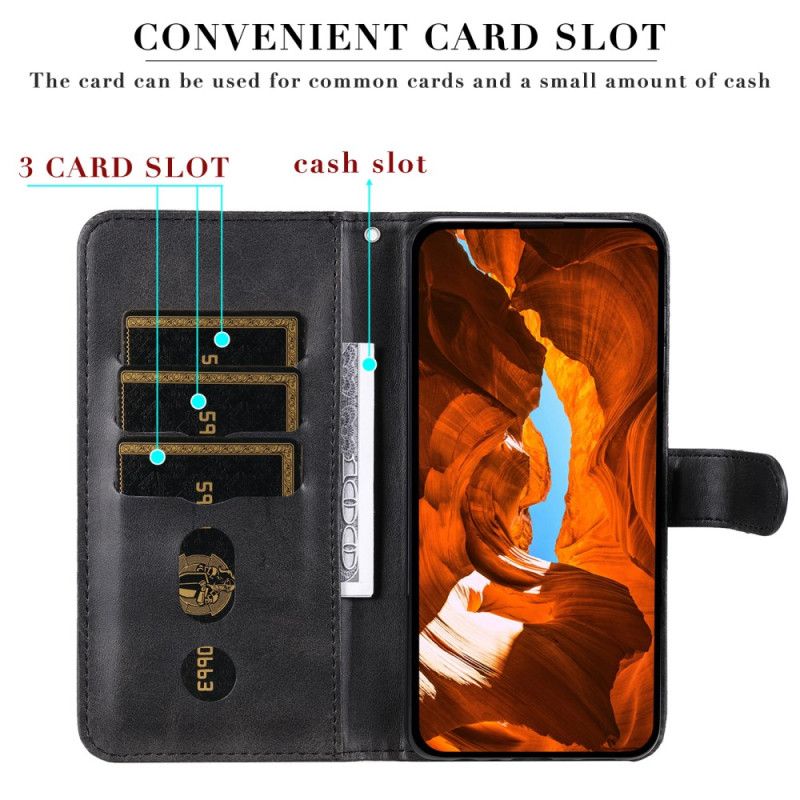 Folio Deksel Vivo V50 5g Glidelås Lomme