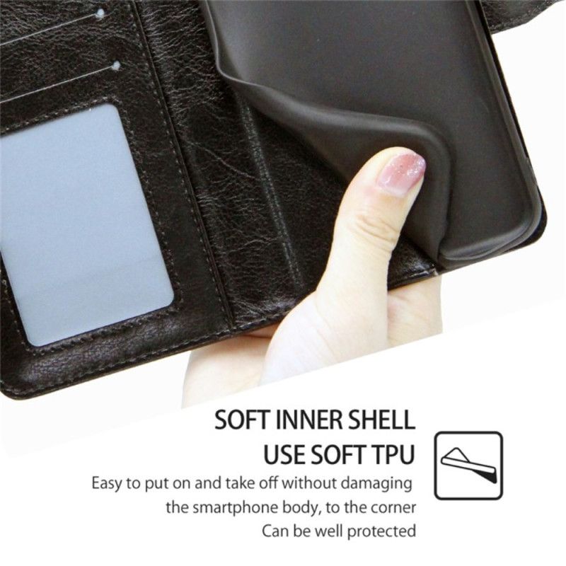 Folio Deksel Vivo V50 5g Retro Kunstskinn