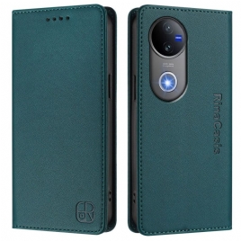 Folio Deksel Vivo V50 5g Rfid-beskyttelse Og Justerbart Stativ