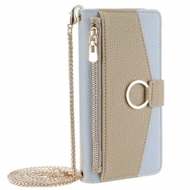 Folio Deksel Vivo V50 5g Speillommebok Og Kjede