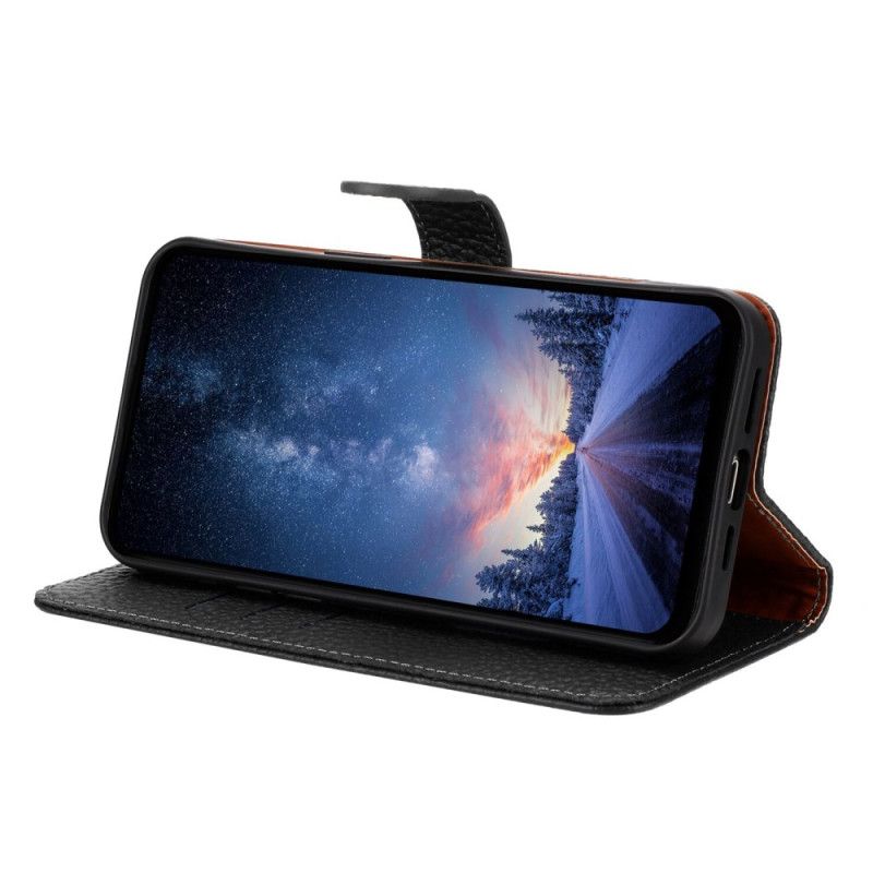 Folio Deksel Vivo V50 5g Teksturert Skinn Beskyttelse Deksel