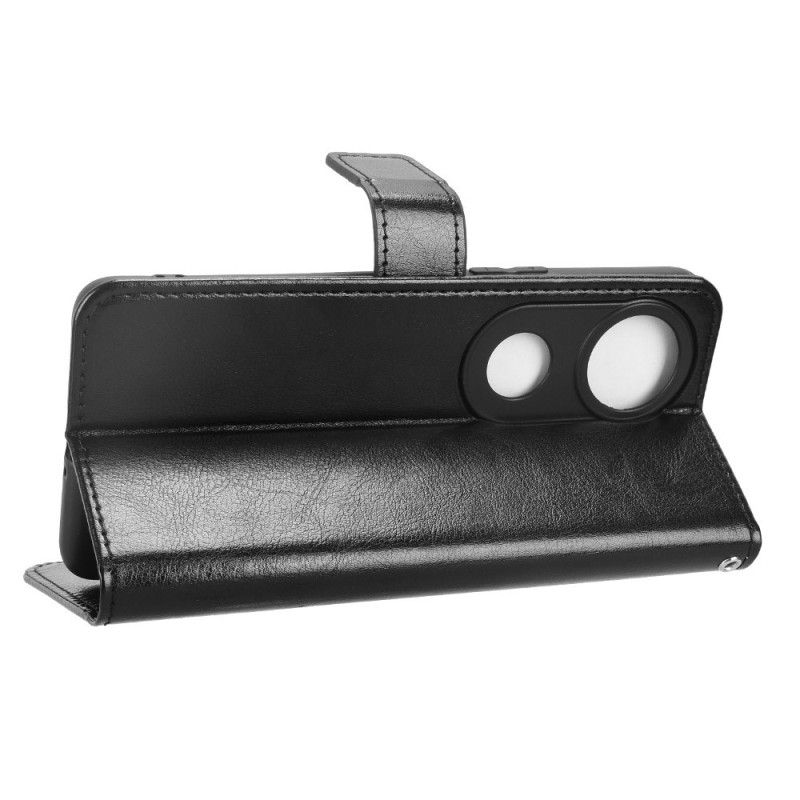 Lærdeksel Folio Deksel Vivo V50 5g Prangende Kunstskinn