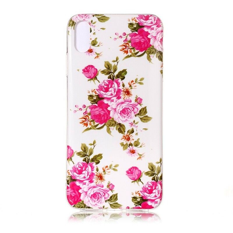 Deksel Til iPhone XS Max Fluorescerende Liberty-blomster
