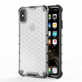 Deksel Til iPhone XS Max Honeycomb Style