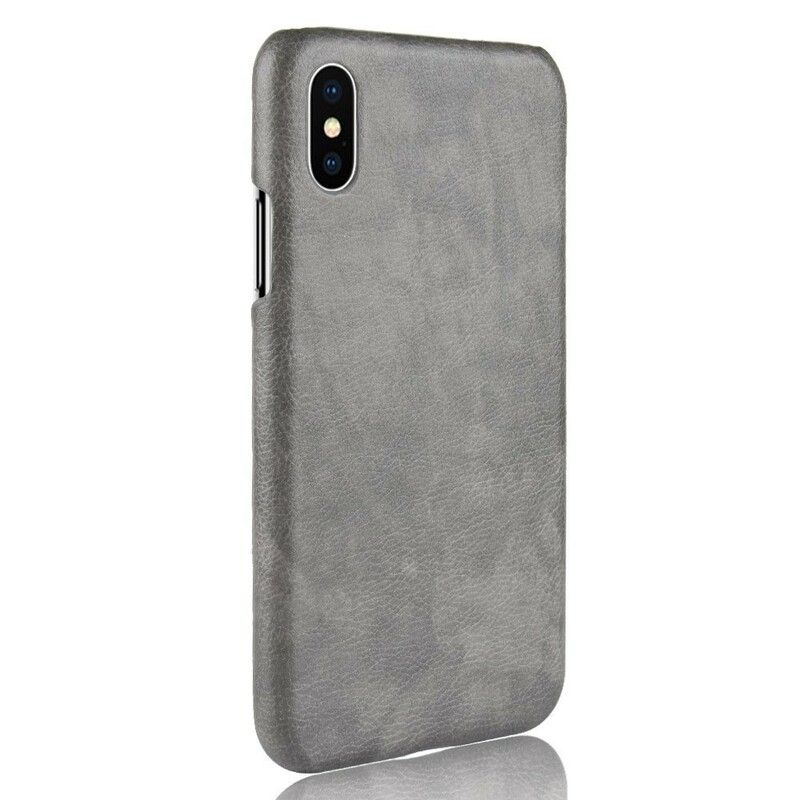 Deksel Til iPhone XS Max Lichi Skinneffekt