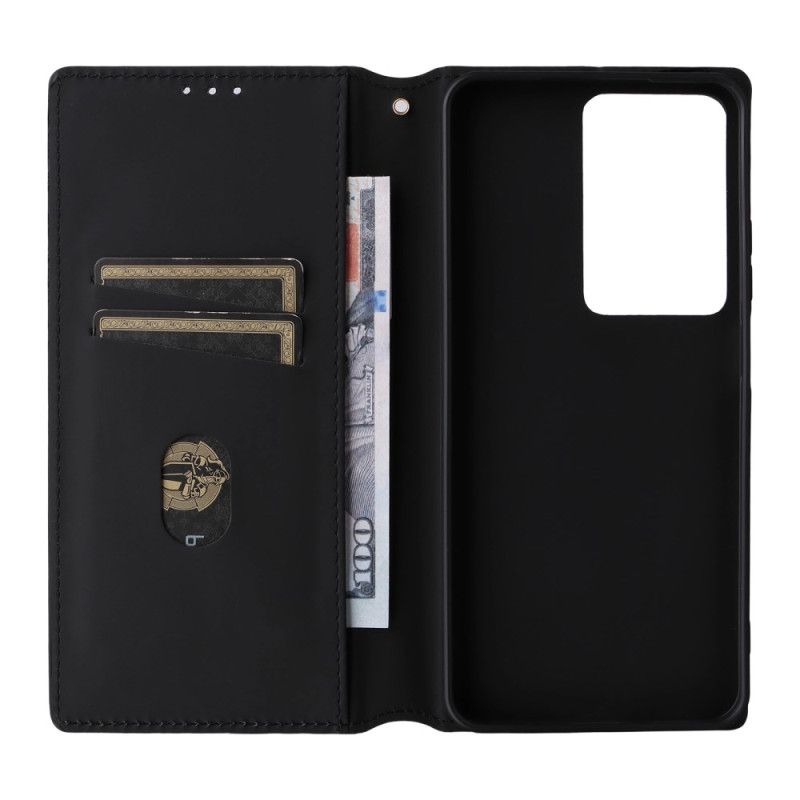 Folio Deksel Lær Realme C75 Diamantmønster