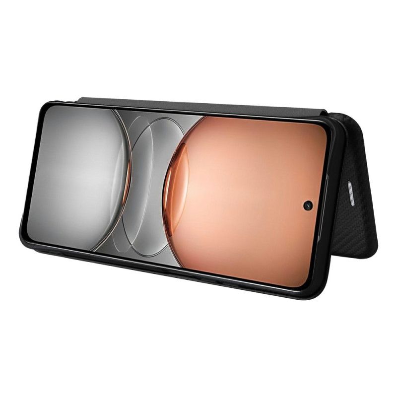 Folio Deksel Realme C75 Karbonfiber Beskyttelse Deksel