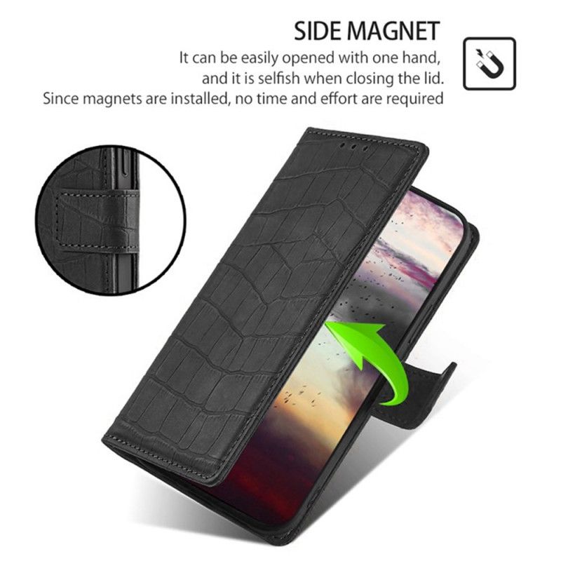 Folio Deksel Realme C75 Krokodilleeffekt