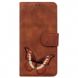 Folio Deksel Realme C75 Sommerfugl-semsket Effekt