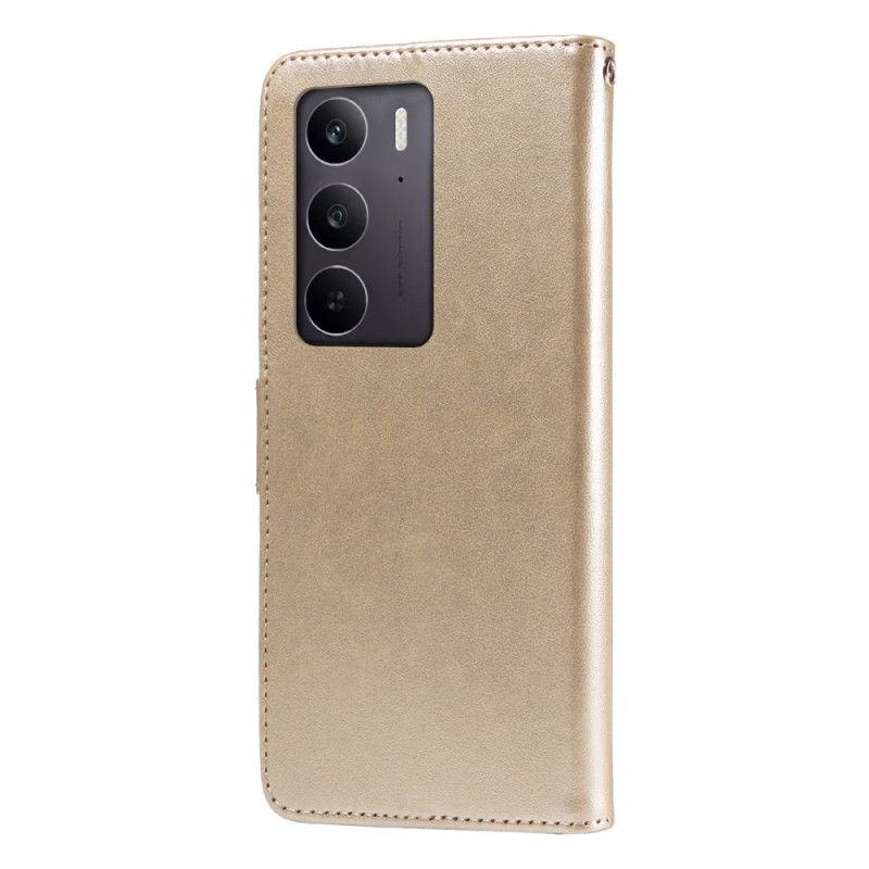 Folio Deksel Realme C75 Sommerfugler Og Blomster