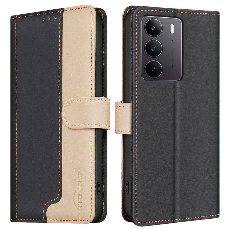 Folio Deksel Til Realme C75 Tofarget Binfen-farge