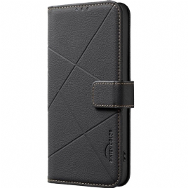 Lærdeksel Folio Deksel Realme C75 Mobildeksel Binfen Color Striper