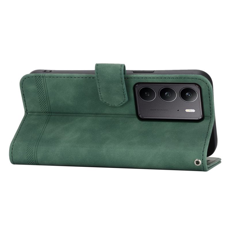 Lærdeksel Folio Deksel Realme C75 Mobildeksel Dierfeng