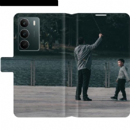 Lærdeksel Folio Deksel Realme C75 Mobildeksel Kreativ