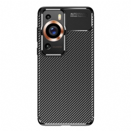 Deksel Til Huawei P60 Pro Fleksibel Karbonfiber