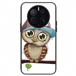 Deksel Til Huawei Mate 50 Pro Bad Owl Herdet Glass