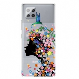 Deksel Til Samsung Galaxy A42 5G Nydelig Blomsterhode