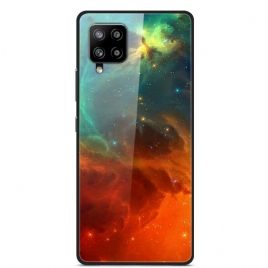 Deksel Til Samsung Galaxy A42 5G Rød Og Grønn Himmel
