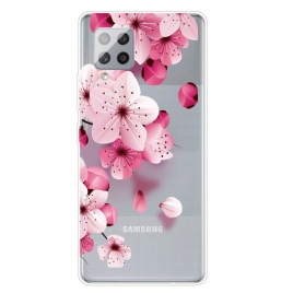 Deksel Til Samsung Galaxy A42 5G Små Rosa Blomster