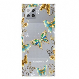 Deksel Til Samsung Galaxy A42 5G Sommerfugldesign