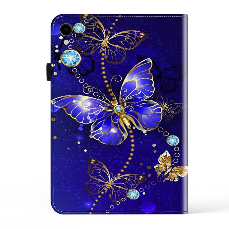 Etui Samsung Galaxy Tab S9 Diamantsommerfugler Beskyttelse Deksel