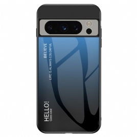 Deksel Google Pixel 8 Pro Hei Herdet Glass
