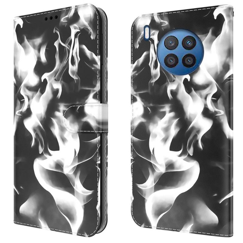 Folio Deksel Til Huawei Nova 8i / Honor 50 Lite Abstrakt Mønster