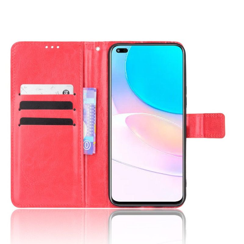 Folio Deksel Til Huawei Nova 8i / Honor 50 Lite Plinkende Kunstskinn