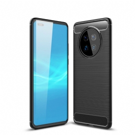 Deksel Til Huawei Mate 40 Pro Børstet Karbonfiber