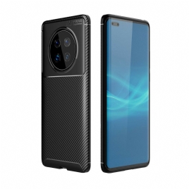 Deksel Til Huawei Mate 40 Pro Fleksibel Karbonfibertekstur