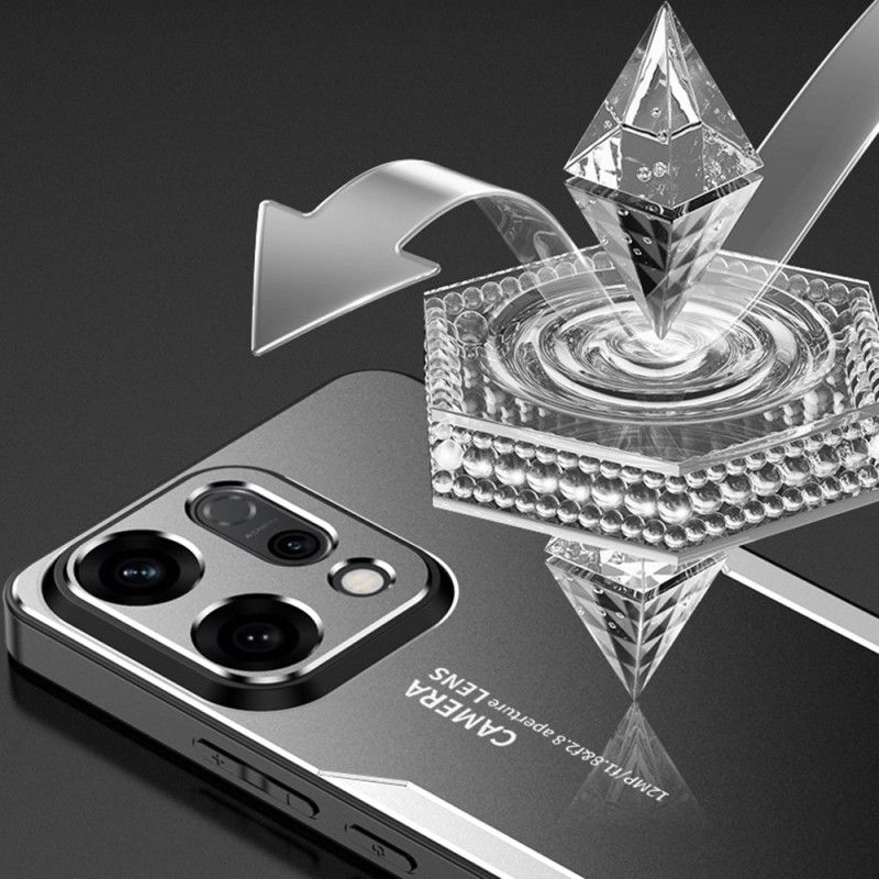 Deksel Oppo Reno 14 5g Metalleffekt