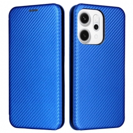 Folio Deksel Lær Oppo Reno 14 5g Mobildeksel Karbonfiber