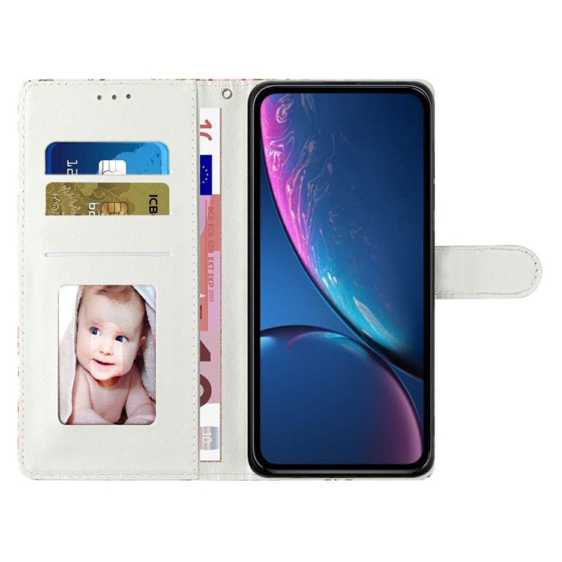 Folio Deksel Oppo Reno 14 5g Lilla Marmor