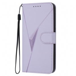 Folio Deksel Oppo Reno 14 5g Trekant Mønster